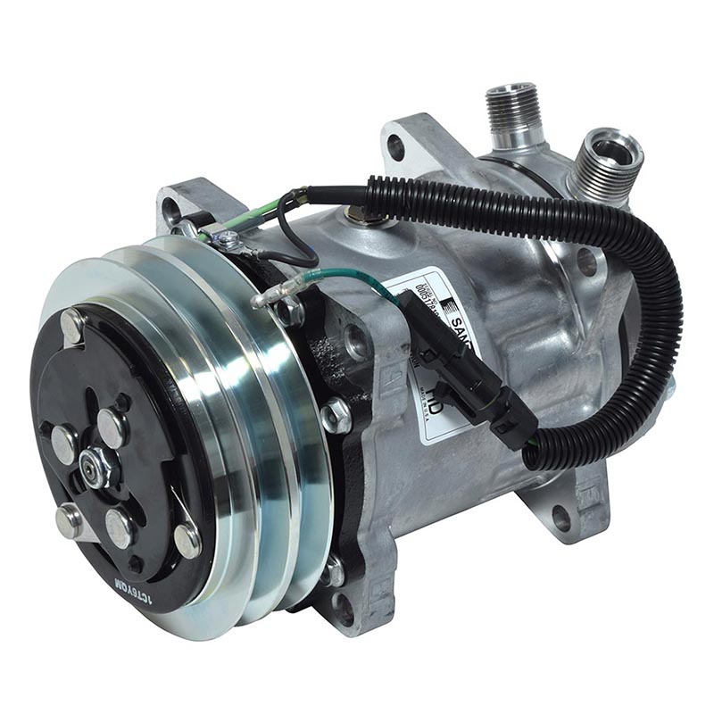 Hergestellt für Komatsu Motorgrader GD750A-1 GD650A GD530A 870B 830 - Sanden SD7H15HD A/C Kompressor 1433064H91 1334169 11007314 1101091 5752A 300-5158 3005158 330-1845 3301845 967091 4271 7866 03-3489A 033489A 20-04271 2004271 124747 PTAC5752A 6665 0053