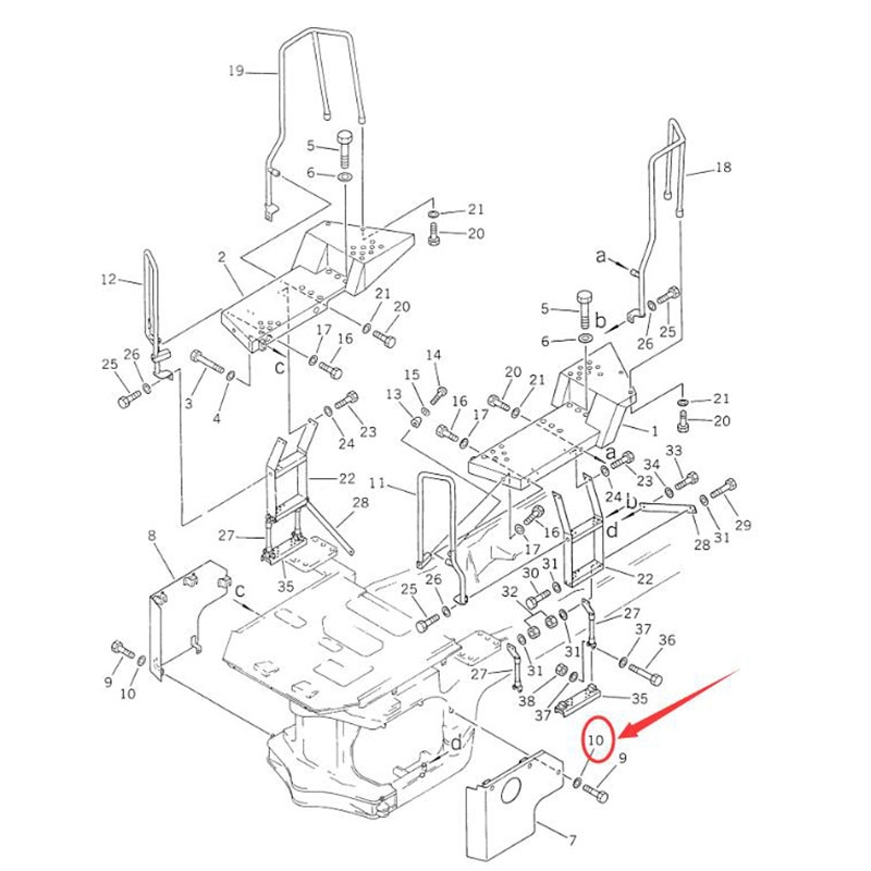 Ma?geschneidert für Komatsu WA350-1 WA380-1 Radlader - Seal 423-33-11421 423311421 4233311420 WA380-1,WA350-1