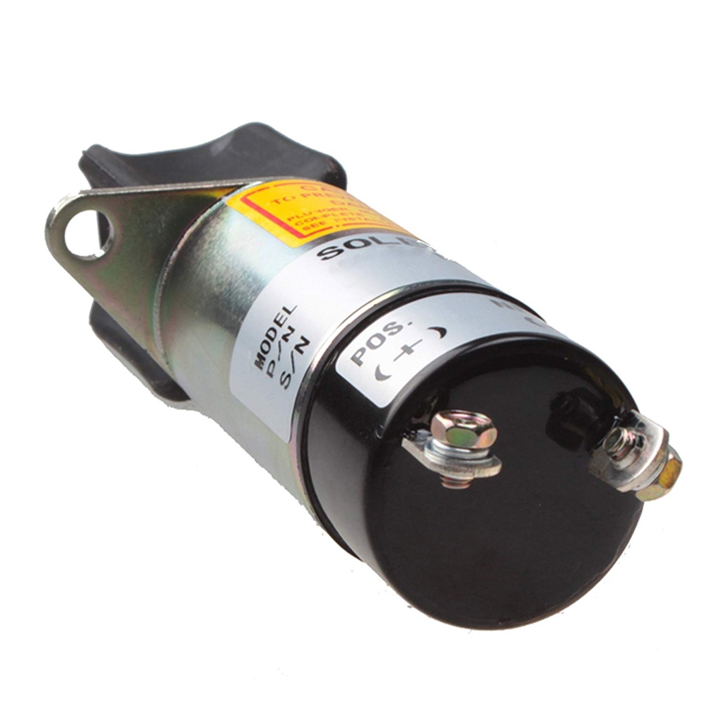 Ma?geschneidert für Yanmar Motor 2 Terminals - Shutoff Solenoid 1504-12A7U1B1S2 12VDC