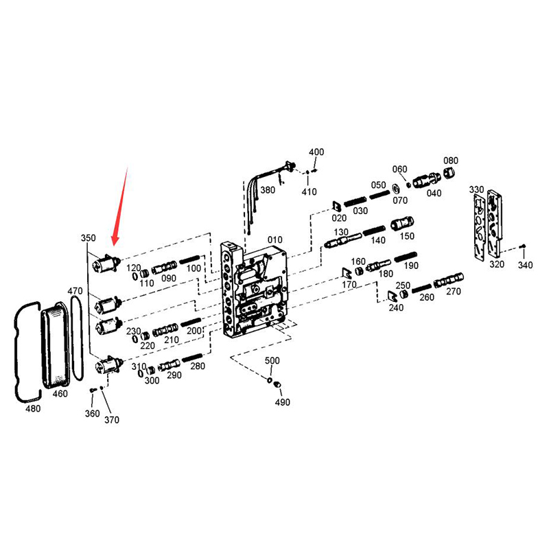 Entwickelt für ZF Getriebegetriebe 4WG180 6WG180 - Magnetventil 0501315338 0501 315 338 0501-315-315-338 0501.315.338 4WG180, 4WG200, 6WG180