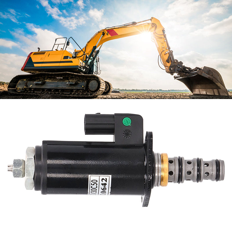 Hergestellt für New Holland Bagger E70SR E80 E160 E130 E200SR E215 EH215 - Solenoid Ventil YB35V00005F1 E115SR, E130, E135SR, E135SRLC, E160, E200SRLC, E215, E235SR, E235SRLC, E70SR, E80, EH130, EH160, EH215