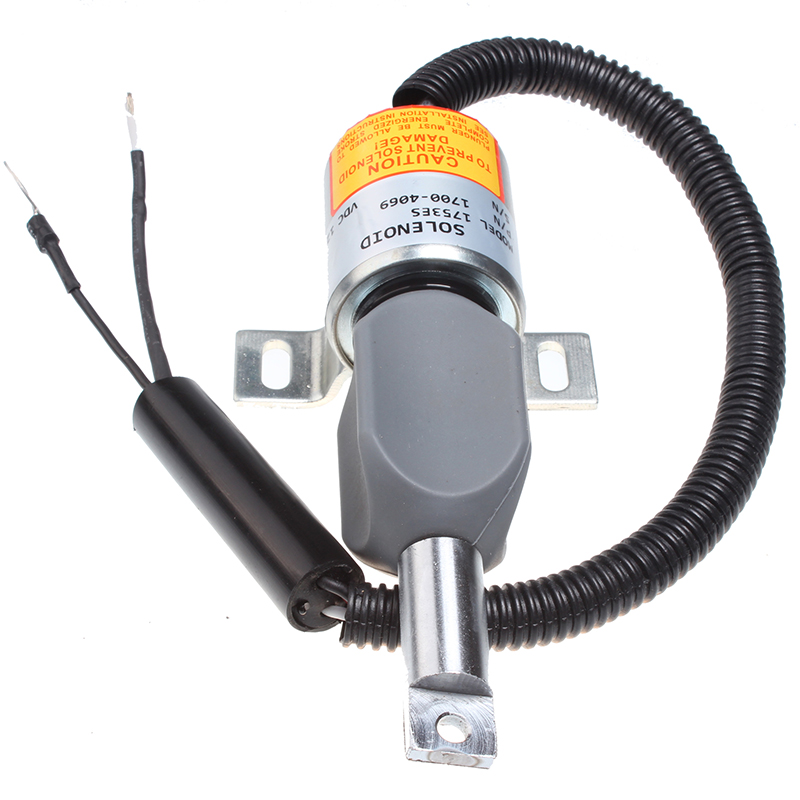 Hergestellt für Woodward 12V Ingersoll Rand P400WCU XP375WCU - Solenoidventil 1753ES 1700-4069 Fit 1700-4069 Anwendung P400WCU XP375WCU HP330WCU HP300WCU P185WIR XP185WIR HP330WCU