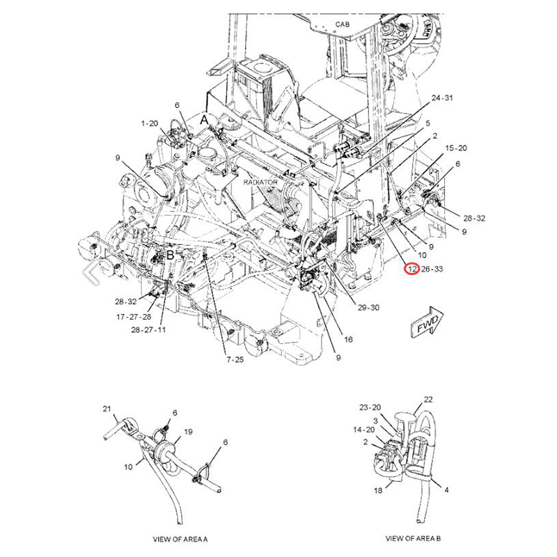 Speziell für Caterpillar CAT 953D 963D 906H 907H 908H D3K D5K D6K CP-54B CS-64B CS-78B - Speed Sensor 319-6491 CA319-6491 3196491 906H, 906H2, 907H, 908H2, 908H2, D3K XL, D3K2 LGP, D4K XL, D4K2 XL, D5K LGP, D5K2 XL, D6K, D6K LGP, D6K LGP, D6K XL, D6K2 LGP