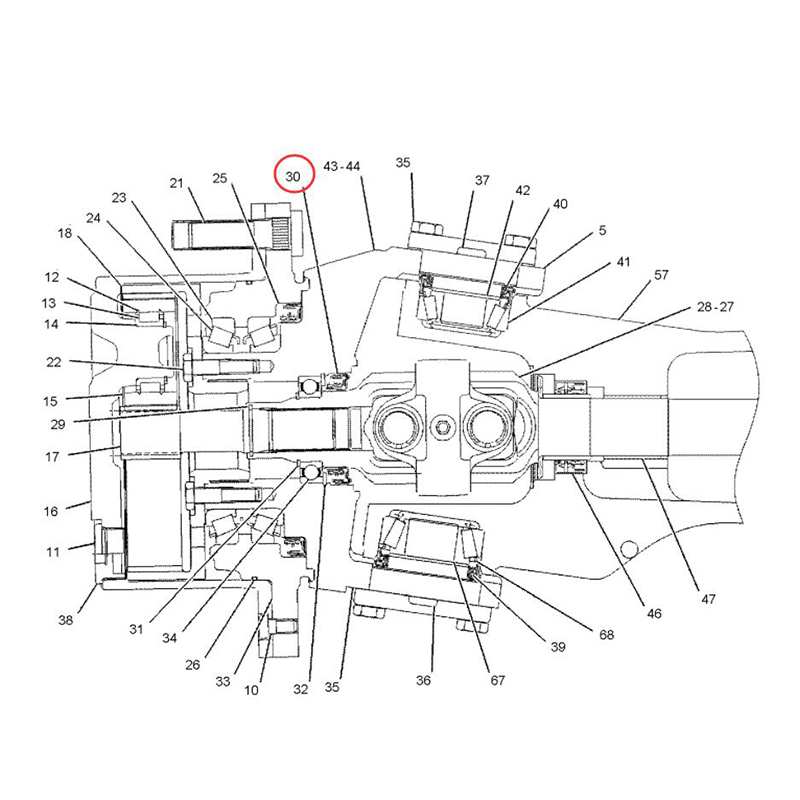 Entwickelt für Caterpillar CAT Loader 416C 416D 424D 426C 428C 428D 432D - Steering Axie Seal 119-7045 CA1197045 1197045 416C, 416D, 424D, 426C, 428C, 428D, 430D, 432D, 436C, 438C, 438D, 442D