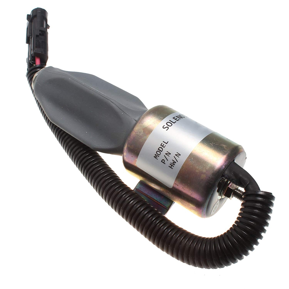 Hergestellt für JCB JS115 JS130 JS160 JS180 JS240 JZ140 JS330 24V - Stopp Solenoid 332/J5060 716/30091 332J5060 71630091 JS115,JS130,JS160,JS180,JS240,JZ140,JS330