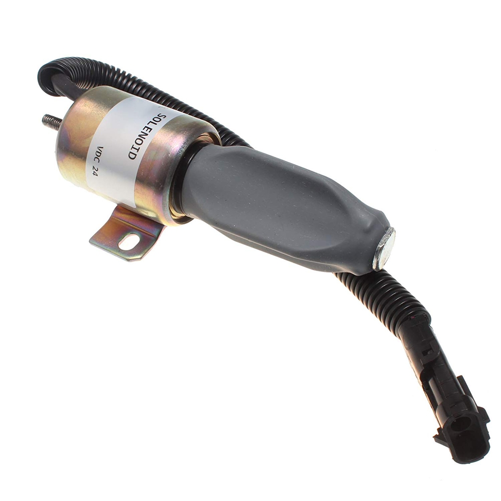 Passend für JCB 3CX 4CX Bagger Stopper Motor 12 Volt Isuzu Engine - Stopp Solenoid 332-J5060 332/J5060 332J5060 3CX,4CX