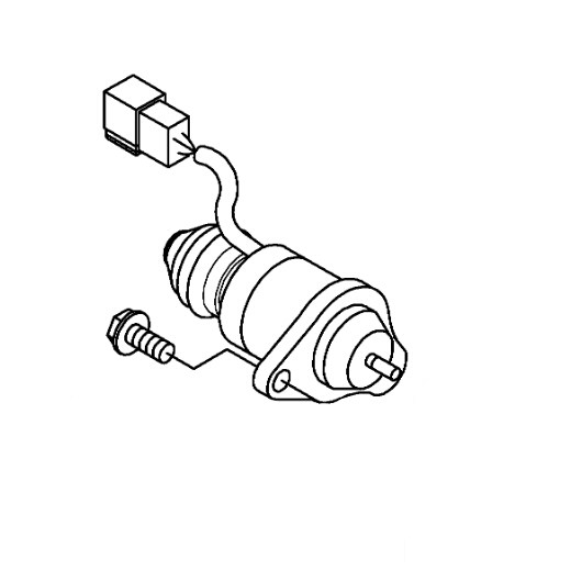 Passt Yanmar 3YM20 Motor - Stopp Solenoid 129271-77950 YANMAR 3YM20 ENGINE