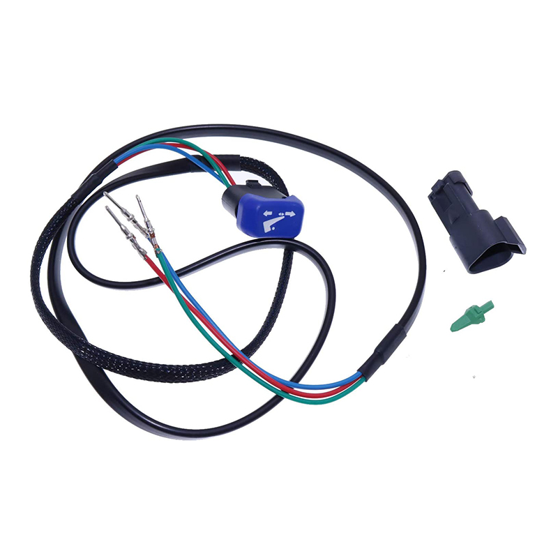 Passend für Johnson Evinrude OMC Au?enbord Motor Side Mount Fernbedienung Box mit PT - Trim Tilt Switch 5006358