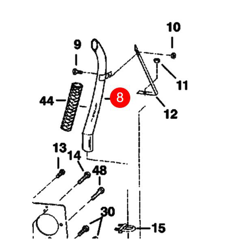 Hergestellt für Bobcat Loader 553 - Rohrabgas 6676236 71113134