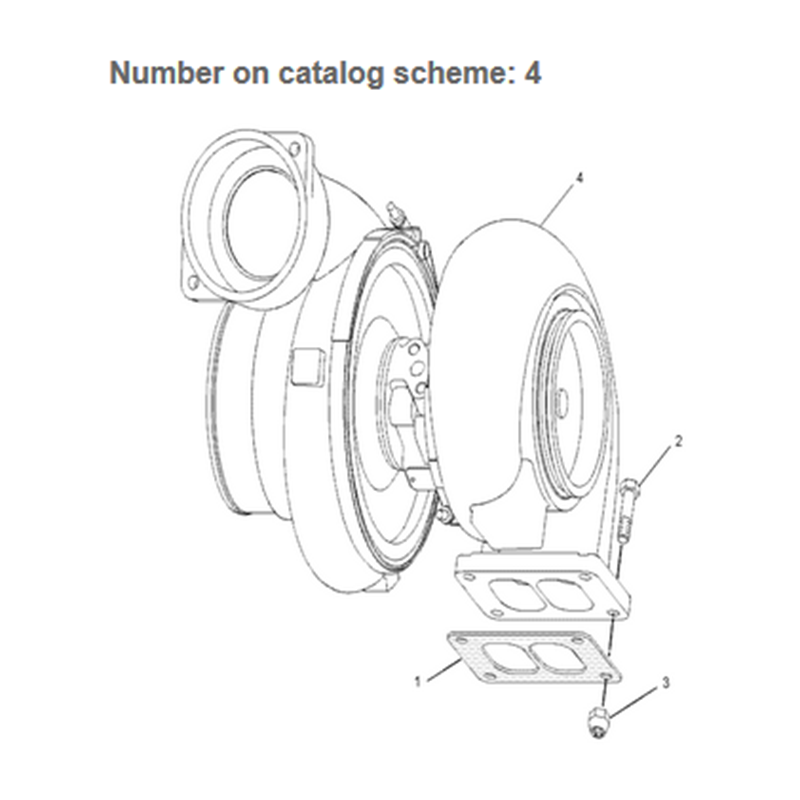 Funktioniert gut mit Caterpillar CAT Generator SR4 Engine 3456 - Turbo GT5008B Turbolader 196-5953 CA1965953