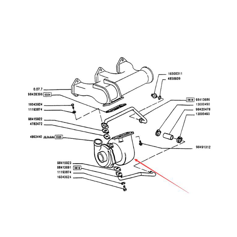 Passend für Iveco Motor 8065.25.220 8065.25.0881 - Turbo TB4141 Turbolader 465547-5002S 465547-0002 465547-0002 465547-0002 4655440 98420722 99459813 99459813R 465547 0002 465547 0002 465547-2 4655470002 4655475002S 4655470001 4655470003 4655472 8065.25.0