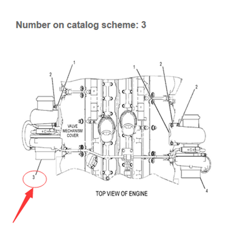 Geeignet für Caterpillar CAT Engine C32 Petroleum Products TH48-E70 - Turbolader 278-5428 10R-5427