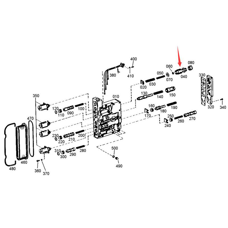 Ma?geschneidert für ZF Getriebegetriebe 4WG180 4WG200 - Ventilkern 462036245 4620 306 245 4620-306-245 4620.306.245 4WG180, 4WG200