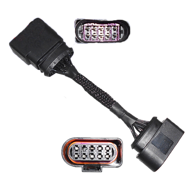 Kompatibel mit VW Transporter T5 Facelift Konversion Scheinwerfer Adapter Harness Upgrade 10 Pin