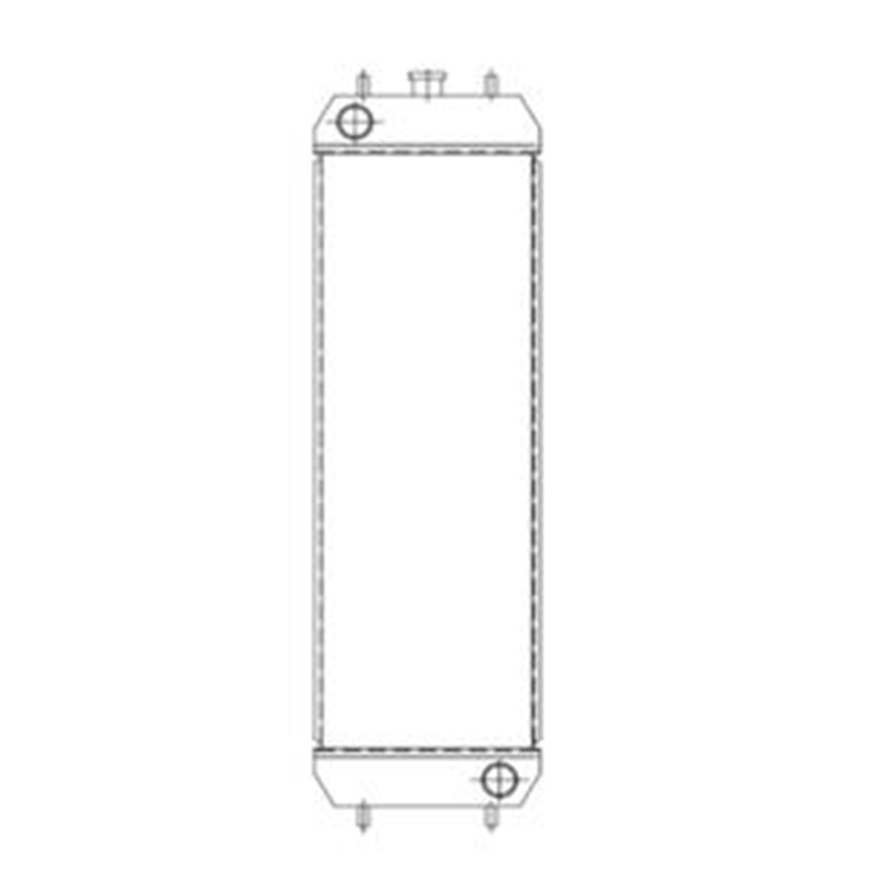 Ma?geschneidert für Hitachi Bagger ZAX160-3 - Wasserkühler Radiator 4668375