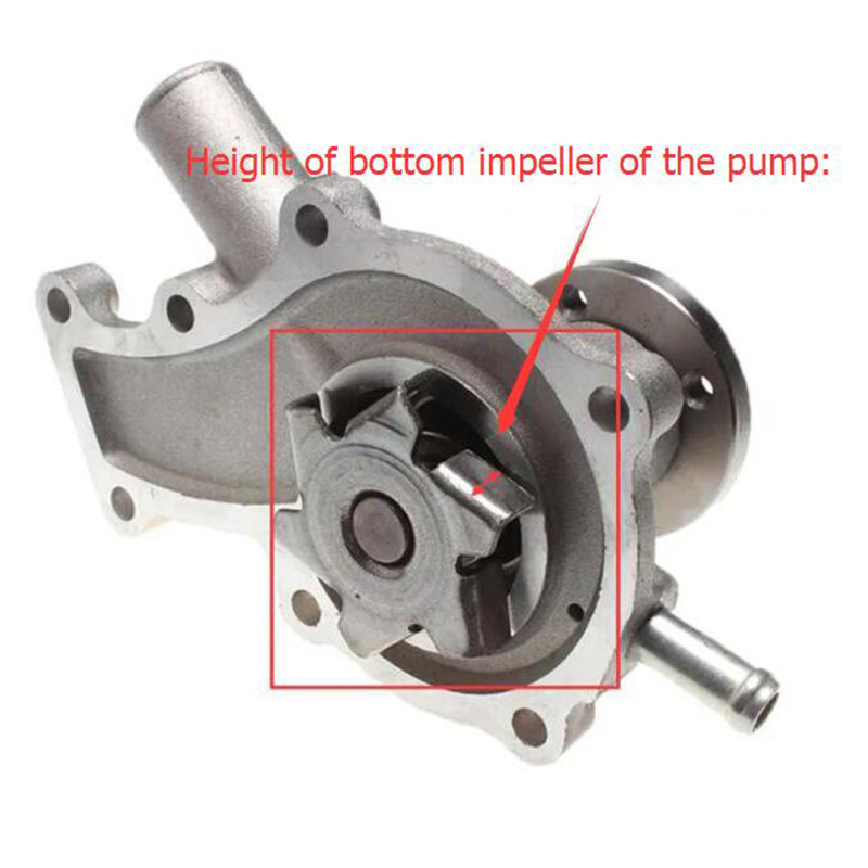 Funktioniert gut mit Kubota D662 D722 D902 Motortr?ger PC5000 PC6000 - Wasserpumpe 25-34330-00SV 253433000 253433000SV PC5000, PC6000