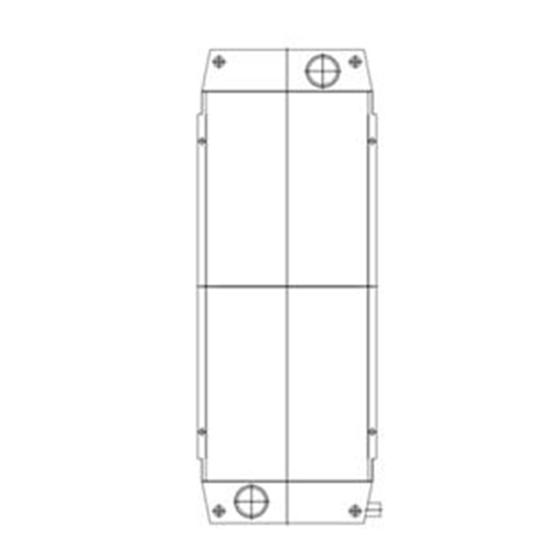 Entwickelt für Volvo Bagger EC210C - Water Radiator Core 17248047 VOE 17248047 VOE17248047 EC200B, EC210B, EC220D, EW205D