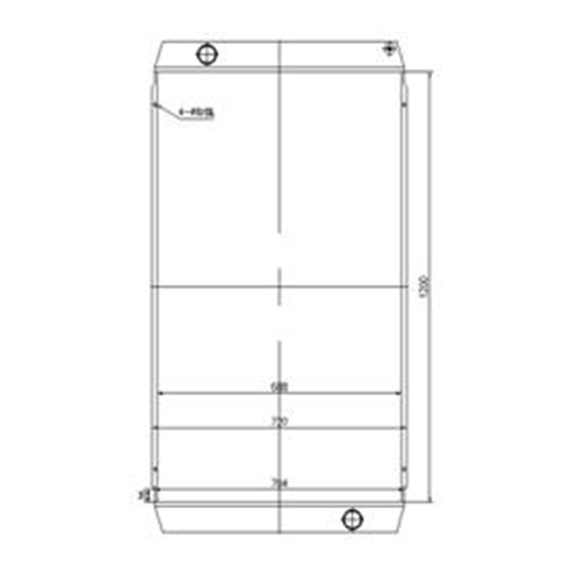 Hergestellt für Volvo Loader L200G - Water Radiator Core