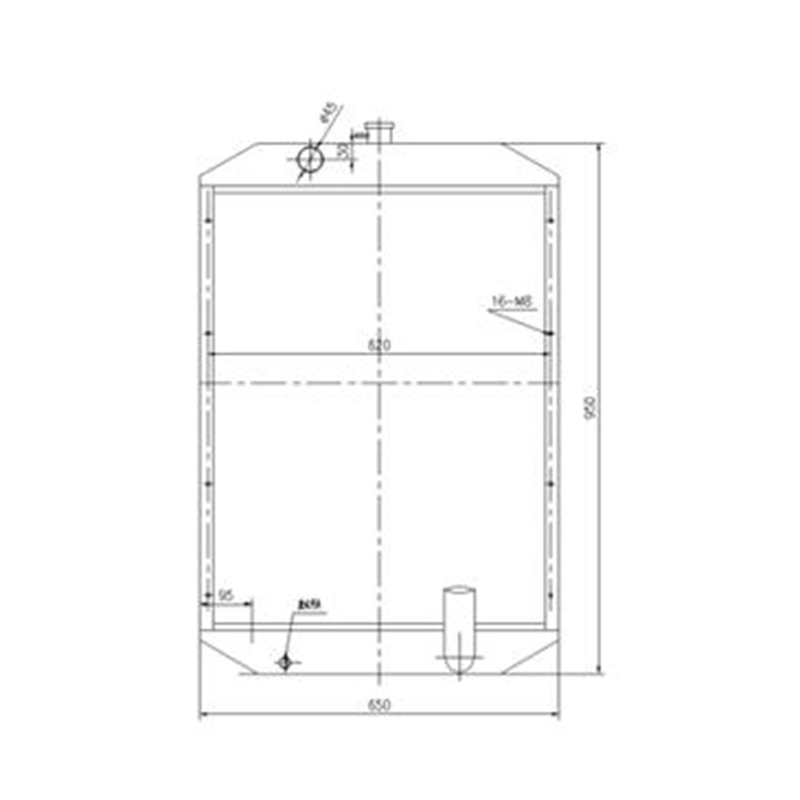 Perfekter Ersatz für Hyundai Bagger R110-7 R110-7A - Wassertank Radiator 11N3-41010 11N3-4021 11N3-41100 11N3-41000 11N341010 11N34021 11N341100 11N341000 R110-7, R110-7A