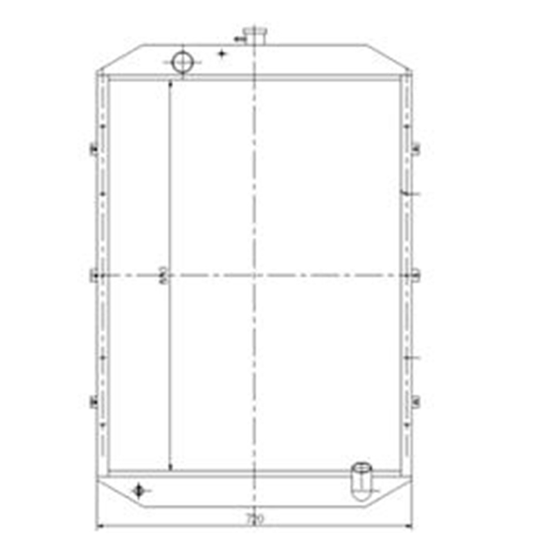 Erstellt für Hyundai Bagger R140-7 - Wassertank Radiator 11N4-43720 11N4-43110 11N4-4020 11N4-43200 11N4-43200 11N443720 11N443110 11N440020 11N443200