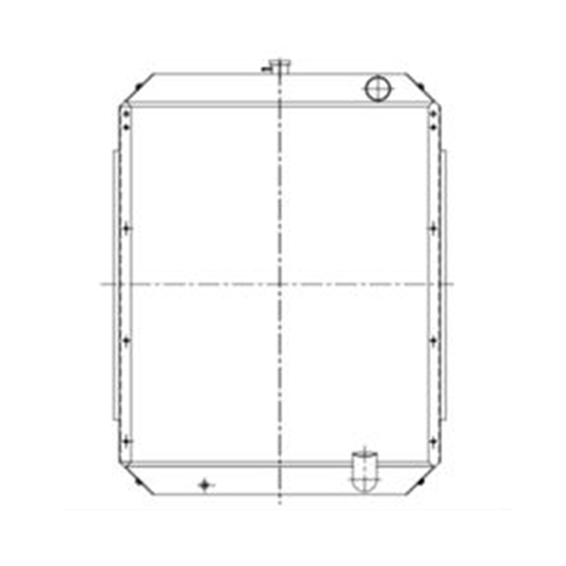 Kompatibel mit Hyundai Bagger R290LC-7 R305LC-7 - Water Tank Radiator 11N8-40280 11N840280 R290LC-7, R305LC-7