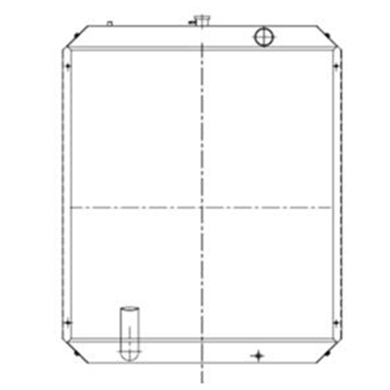 Optimiert für Hyundai Bagger R370LC-7 - Wassertank Radiator 11NA-44111 11NA-44170 11NA44111 11NA444170