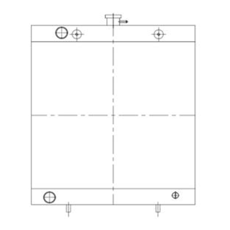 Ma?geschneidert für Hyundai Bagger HSL850-7A - Wassertank Radiator 11S7-30090 11S730090
