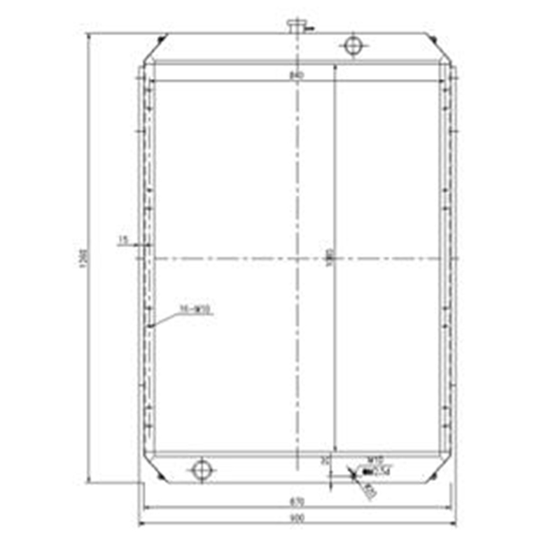 Perfekter Ersatz für Doosan Bagger S300LL S300LC-V - Wassertank Radiator 200-00071C 200-00071B 20-00071E 20200071C 20200071B 20200071E S300LL, S300LC-V