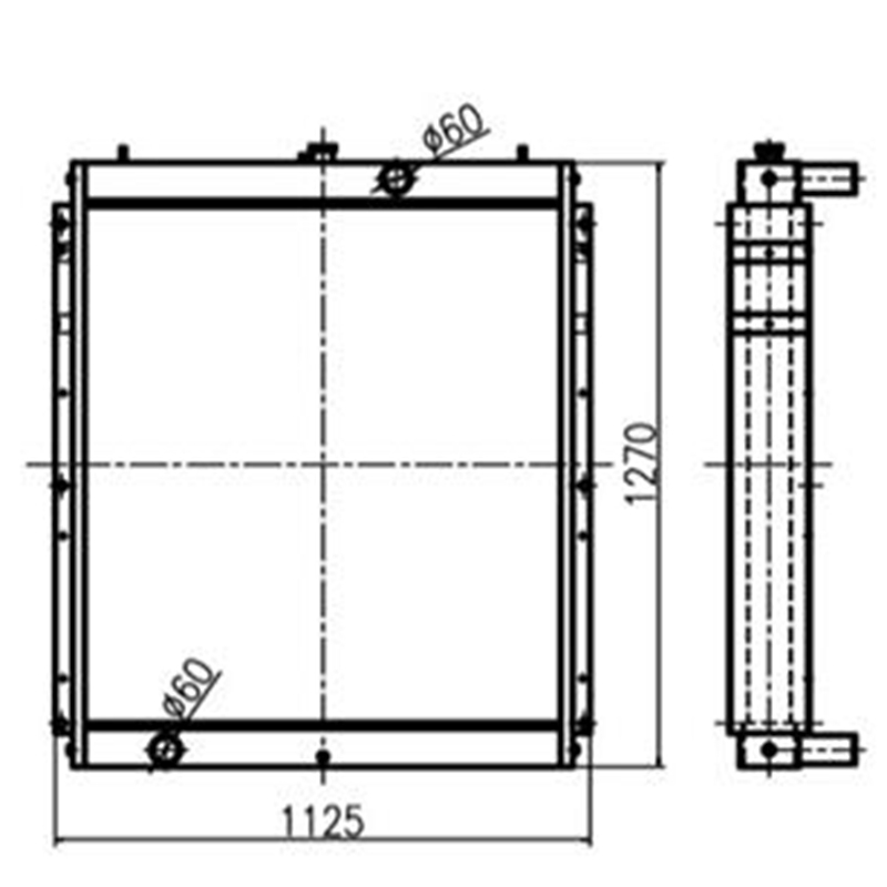 Hergestellt für Doosan Bagger S340LC-V - Wassertank-Strahler 13F91000 202-00077E 202-00077B 202-00077C 20200077E 20200077B 20200077C