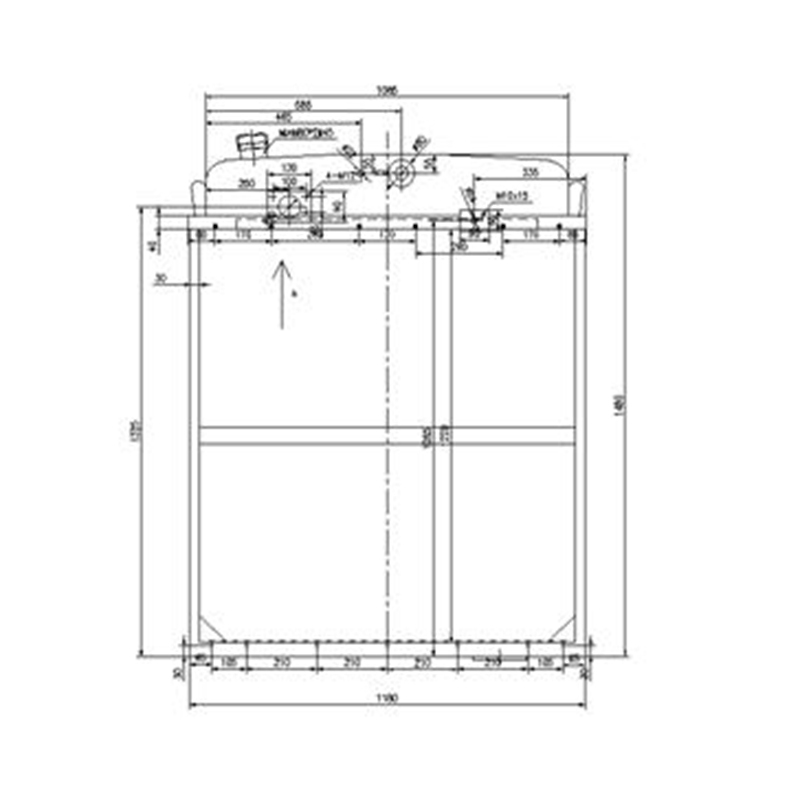 Optimiert für Komatsu D155A-2A Bulldozer - Wassertank-Strahler 17A-03-00510 17A-03-00520 17A0300510 17A0300520