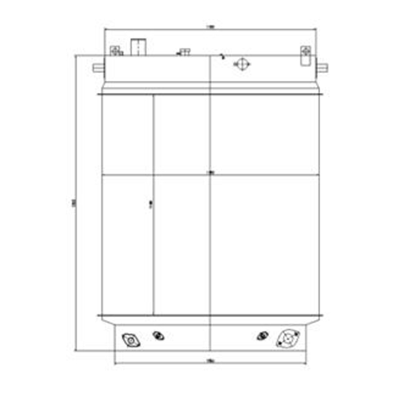Engineered für Komatsu D275-5D Bulldozer - Wassertank Radiator 17M-03-41101 17M0341101 17M-03-41111 17M0341111 17M0341200
