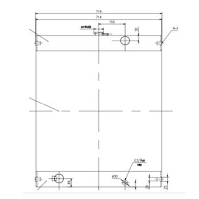 Ingenieur für Doosan Bagger S200W-III - Wassertank-Strahler 2202-9407A 22029407A SOLAR 200W-III;