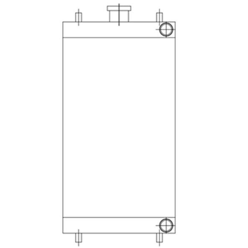 Perfekt für Komatsu PC14MR-2 PC14MR-3 PC16MR-2 PC16MR-2 PC18MR-2 PC18MR-3 PC27MR-2 PC27MR-3 - Water Tank Radiator 22L-03-21111 22L032111 PC14MR-2, PC14MR-3, PC16MR-2, PC16MR-3, PC18MR-2, PC18MR-3, PC27MR-2, PC27MR-3, PC35MR-2, PC35MR-3, PC30MR-2, PC30MR-3