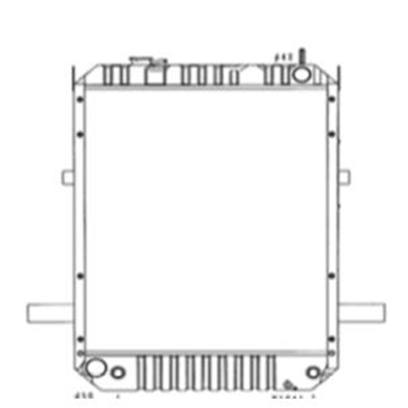 Geeignet für Komatsu WA150-3 Radlader - Wassertank Radiator 417-03-21211 4170321211