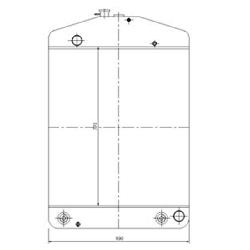 Perfekter Ersatz für Komatsu WA200-1 WA250-1 WA300-1 WA320-1 Radlader - Water Tank Radiator 419-03-1201 4190311201 450391 4190311101 4190311200 4190311102 WA200-1, WA250-1, WA300-1, WA320-1