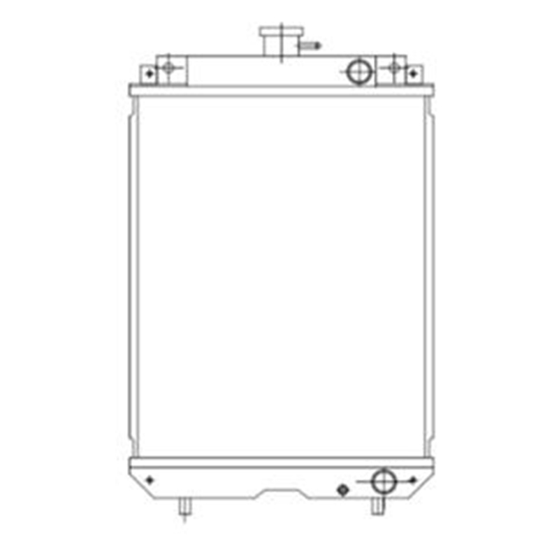 Passend für Hitachi Bagger ZX27U-2 - Wassertank Radiator 460694