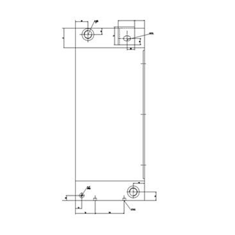 Entwickelt für Hitachi Bagger FH90 - Wassertank Radiator