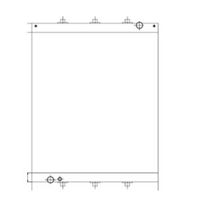 Engineered for Hyundai Bagger HL760-9 - Wassertank Radiator