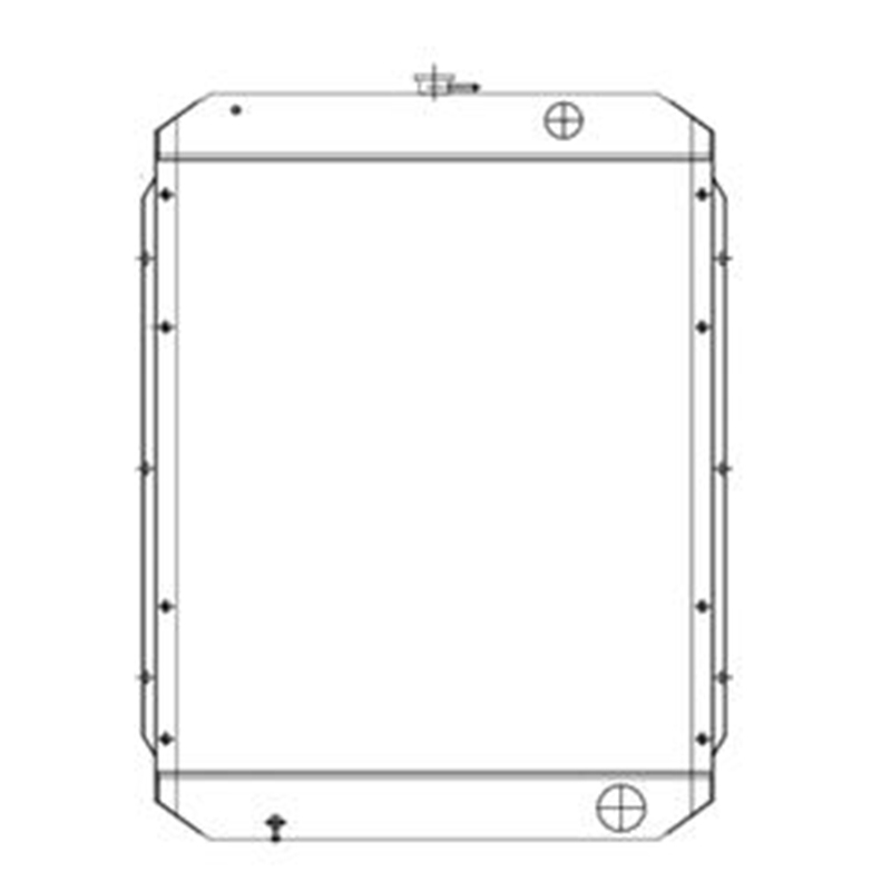 Entwickelt für Hyundai Bagger R210W-5 - Water Tank Radiator