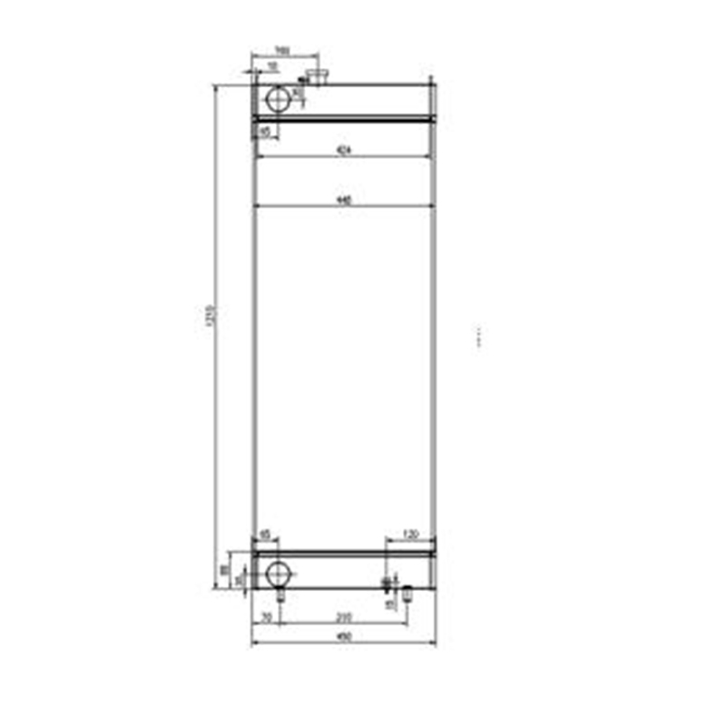 Sumitomo Bagger SH300-5 - Wassertank Radiator SH300-5, SH300A5