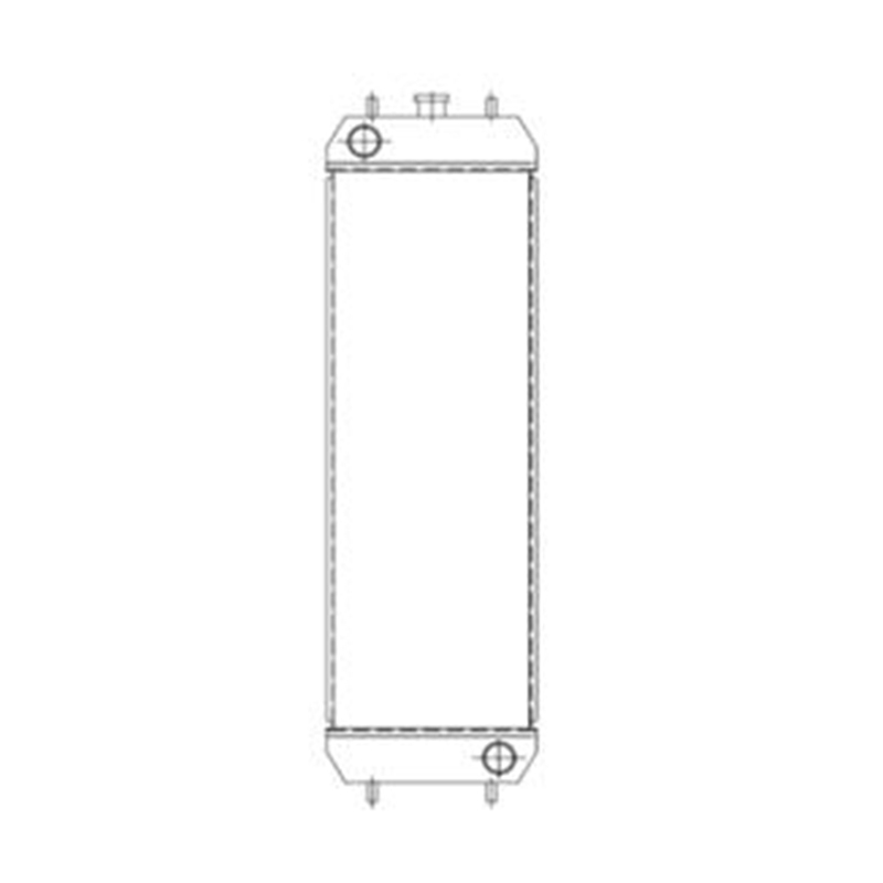 Perfekt für Hitachi Bagger ZAX240-5G - Wassertank Radiator XB00002521