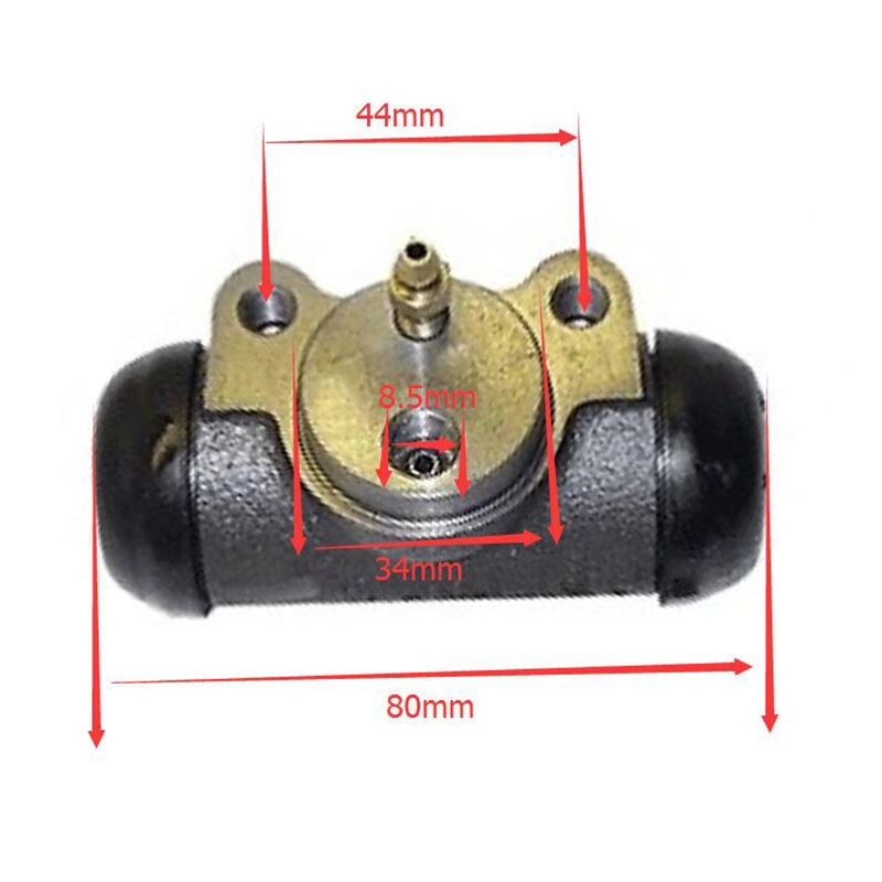 Direkter Ersatz für Mitsubishi Gabelstapler FD20-25N(F18C) FG20-25N(F17D) - Radzylinder 91E46-00112 91E4600112 FD20-25N(F18C), FG20-25N(F17D)