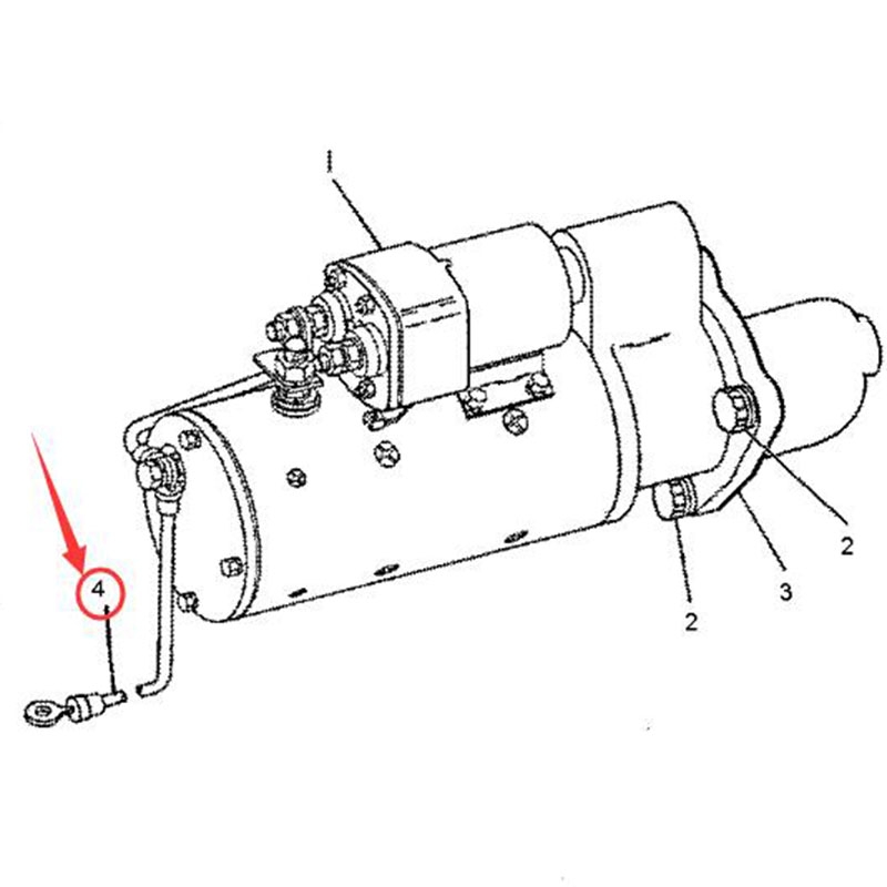 Caterpillar CAT 215 225 229 235 245 330 330B 375 5080 3208 3304 3306 3406 3408 3412 3456 Original - Draht 9F4337 CA9F4337 9F-4337 CG137-12 G3304 G3304B G3306 G3306 G3306 G3408 G3408B G3408C G3412 D250B, D250E, D25C, D300E, D30C, D350C, D350E, D35C, D400E