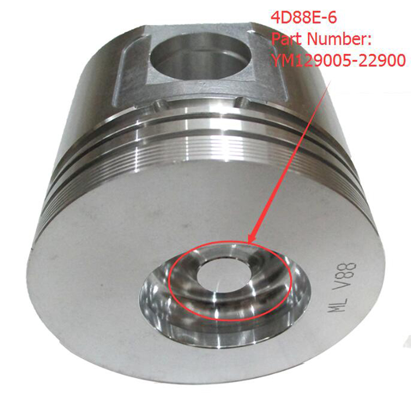 Kompatibel mit Hitachi Bagger ZX50U-2 ZX48U-3 ZX50U-3 Yanmar 4TNV88 Komatsu 4D88-6E 4D88E Zylinder Liner Bausatz Motor vier passend 4D88E-6 ZX48U-3F,ZX50U-3,ZX50U-3F,ZX50U-3U,ZX50UNA-3,ZX52U-3,ZX52U-3F,ZX50U-2