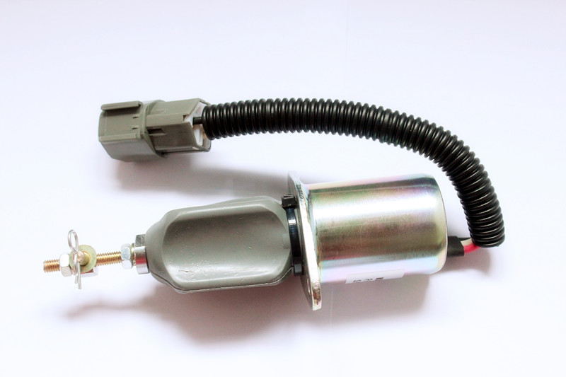 Kompatibel mit Yanmar 129953-77803 Absperrstopp Solenoid für 4TNE94 R55-3,R55W-3,HSL810 Hyundai Bagger 129953-77811